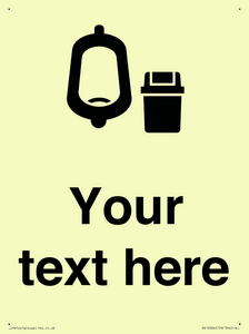 DV10924: Custom information: Urinal toilet with Sanitary Bin