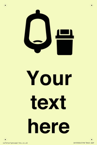 DV10924: Custom information: Urinal toilet with Sanitary Bin