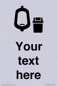 DV10924: Custom information: Urinal toilet with Sanitary Bin