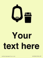 DV10924: Custom information: Urinal toilet with Sanitary Bin
