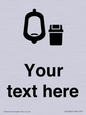 DV10924: Custom information: Urinal toilet with Sanitary Bin
