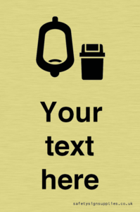 DV10924: Custom information: Urinal toilet with Sanitary Bin