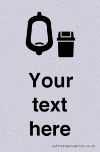 DV10924: Custom information: Urinal toilet with Sanitary Bin