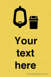 DV10924: Custom information: Urinal toilet with Sanitary Bin