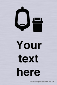 DV10924: Custom information: Urinal toilet with Sanitary Bin