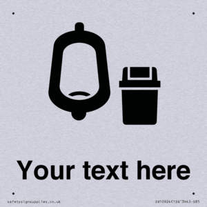 DV10924: Custom information: Urinal toilet with Sanitary Bin