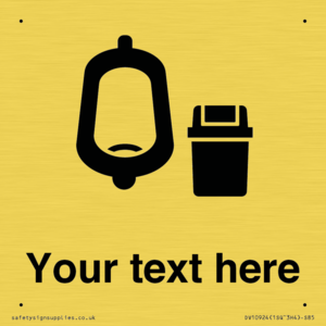 DV10924: Custom information: Urinal toilet with Sanitary Bin