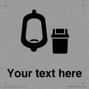 DV10924: Custom information: Urinal toilet with Sanitary Bin