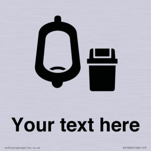 DV10924: Custom information: Urinal toilet with Sanitary Bin