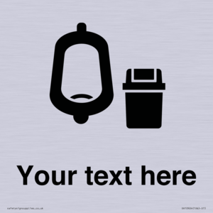 DV10924: Custom information: Urinal toilet with Sanitary Bin