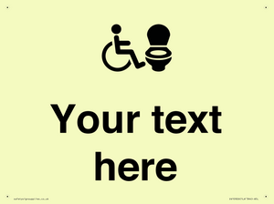 DV10926: Custom information: Accessible Toilet RtL