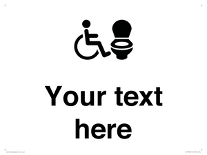 DV10926: Custom information: Accessible Toilet RtL