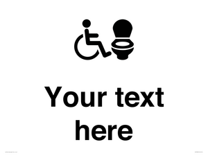 DV10926: Custom information: Accessible Toilet RtL