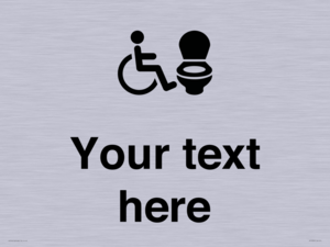 DV10926: Custom information: Accessible Toilet RtL