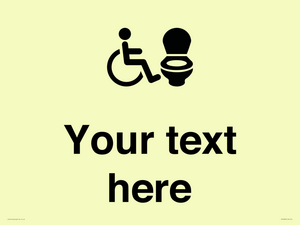 DV10926: Custom information: Accessible Toilet RtL