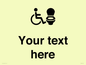 DV10926: Custom information: Accessible Toilet RtL