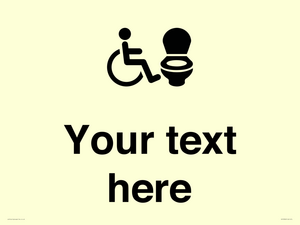 DV10926: Custom information: Accessible Toilet RtL