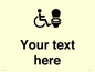 DV10926: Custom information: Accessible Toilet RtL