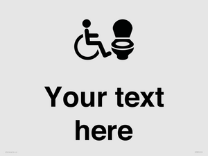 DV10926: Custom information: Accessible Toilet RtL