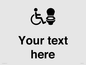 DV10926: Custom information: Accessible Toilet RtL