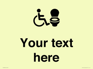 DV10926: Custom information: Accessible Toilet RtL