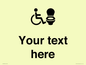 DV10926: Custom information: Accessible Toilet RtL