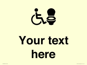 DV10926: Custom information: Accessible Toilet RtL