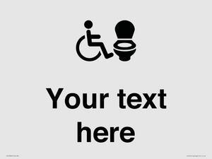 DV10926: Custom information: Accessible Toilet RtL