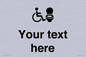 DV10926: Custom information: Accessible Toilet RtL