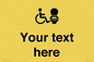 DV10926: Custom information: Accessible Toilet RtL
