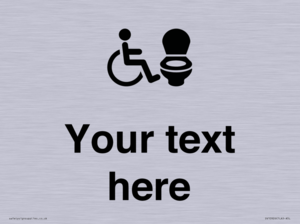 DV10926: Custom information: Accessible Toilet RtL