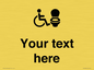 DV10926: Custom information: Accessible Toilet RtL
