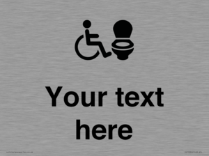 DV10926: Custom information: Accessible Toilet RtL
