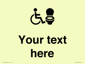 DV10926: Custom information: Accessible Toilet RtL