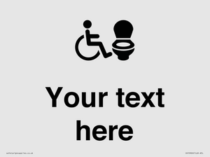 DV10926: Custom information: Accessible Toilet RtL