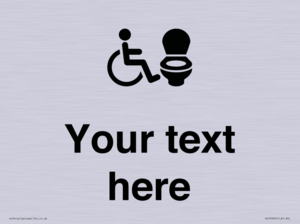 DV10926: Custom information: Accessible Toilet RtL