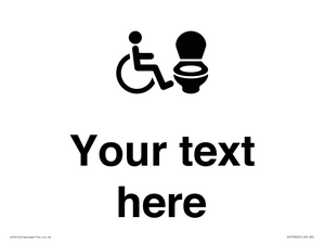 DV10926: Custom information: Accessible Toilet RtL