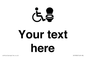 DV10926: Custom information: Accessible Toilet RtL