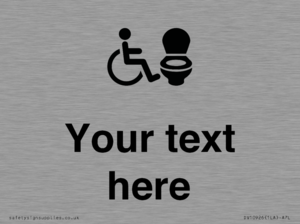 DV10926: Custom information: Accessible Toilet RtL