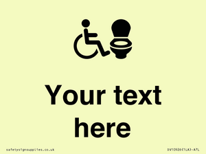 DV10926: Custom information: Accessible Toilet RtL