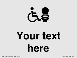 DV10926: Custom information: Accessible Toilet RtL