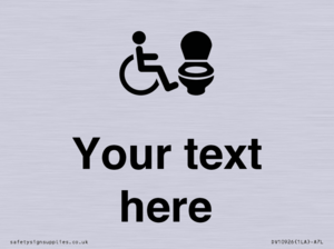 DV10926: Custom information: Accessible Toilet RtL