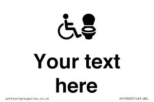 DV10926: Custom information: Accessible Toilet RtL