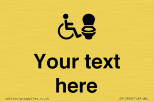 DV10926: Custom information: Accessible Toilet RtL