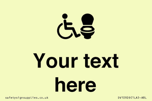DV10926: Custom information: Accessible Toilet RtL