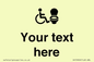 DV10926: Custom information: Accessible Toilet RtL