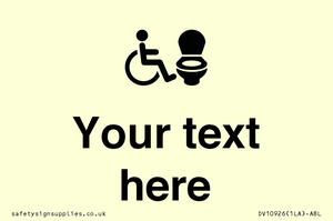 DV10926: Custom information: Accessible Toilet RtL