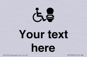 DV10926: Custom information: Accessible Toilet RtL