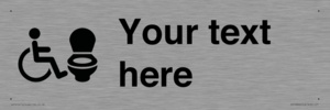 DV10926: Custom information: Accessible Toilet RtL