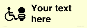 DV10926: Custom information: Accessible Toilet RtL